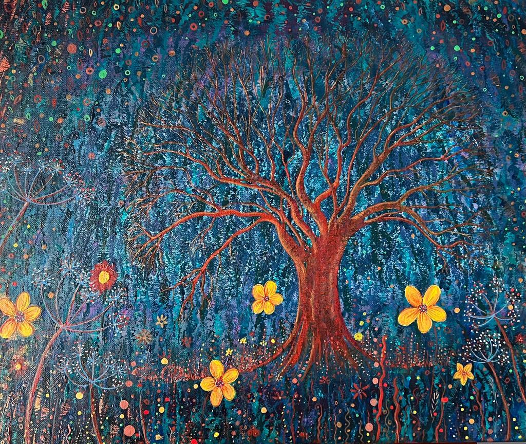 Floral Oak - Original