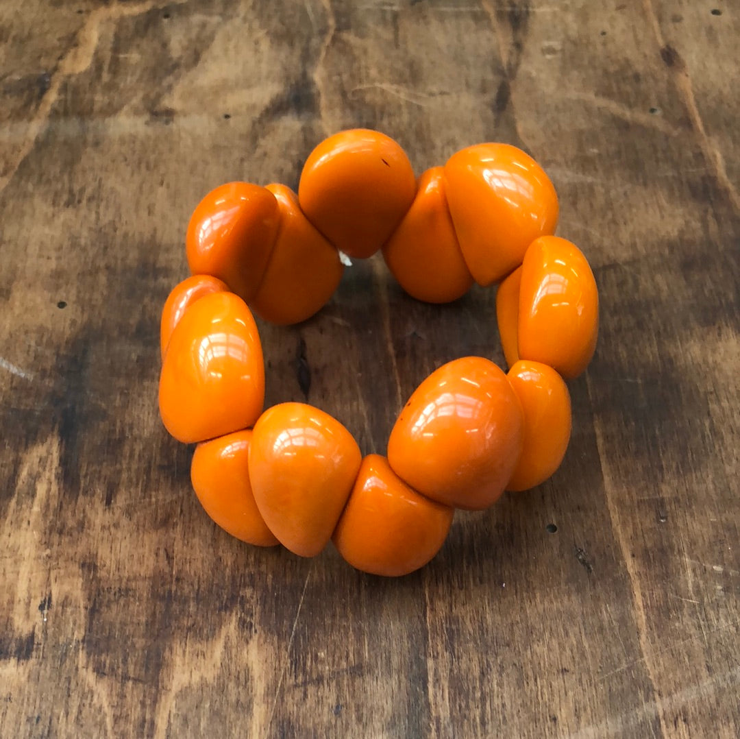 Tagua Bracelet PEGRIMA Orange