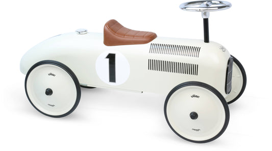 Hippychick - Vilac - Cream Metal Car
