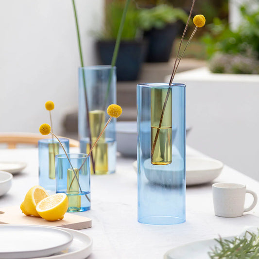 Column Glass Vase - Reversible