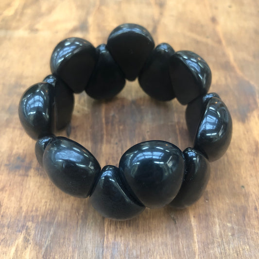 Tagua Bracelet PEGRIMA Noir