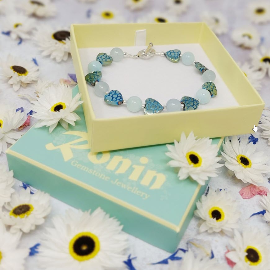 Heartfelt B2 Gemstone Bracelet