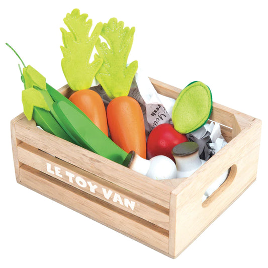 Harvest Vegetables - Wooden Food Crate