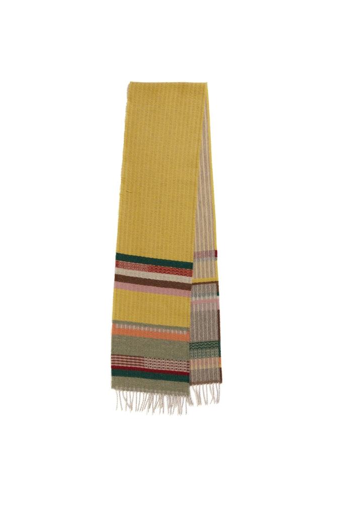 Darland Yellow Lambswool Scarf - Gigglewick Gallery