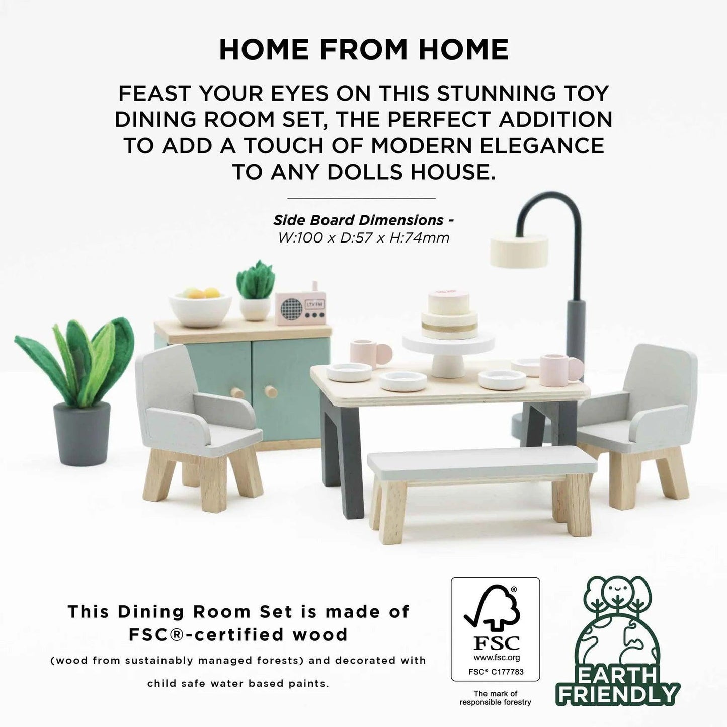 Doll House Dining Room Furniture - Gigglewick Gallery