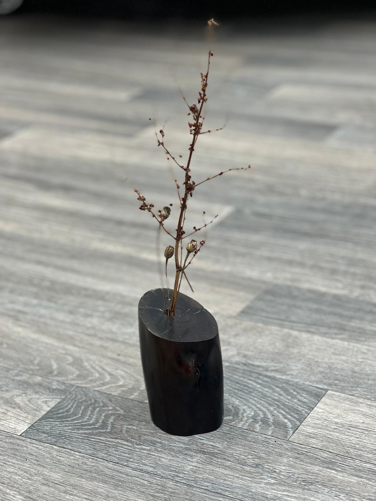Handcrafted Padauk Driftwood Bud Vase