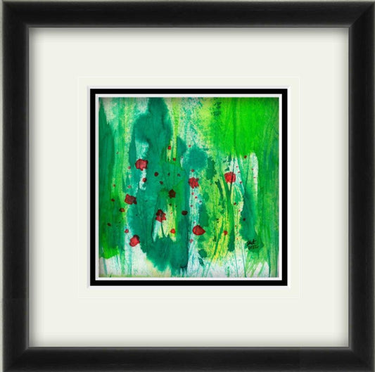 Emerald Poppies - Gigglewick Gallery