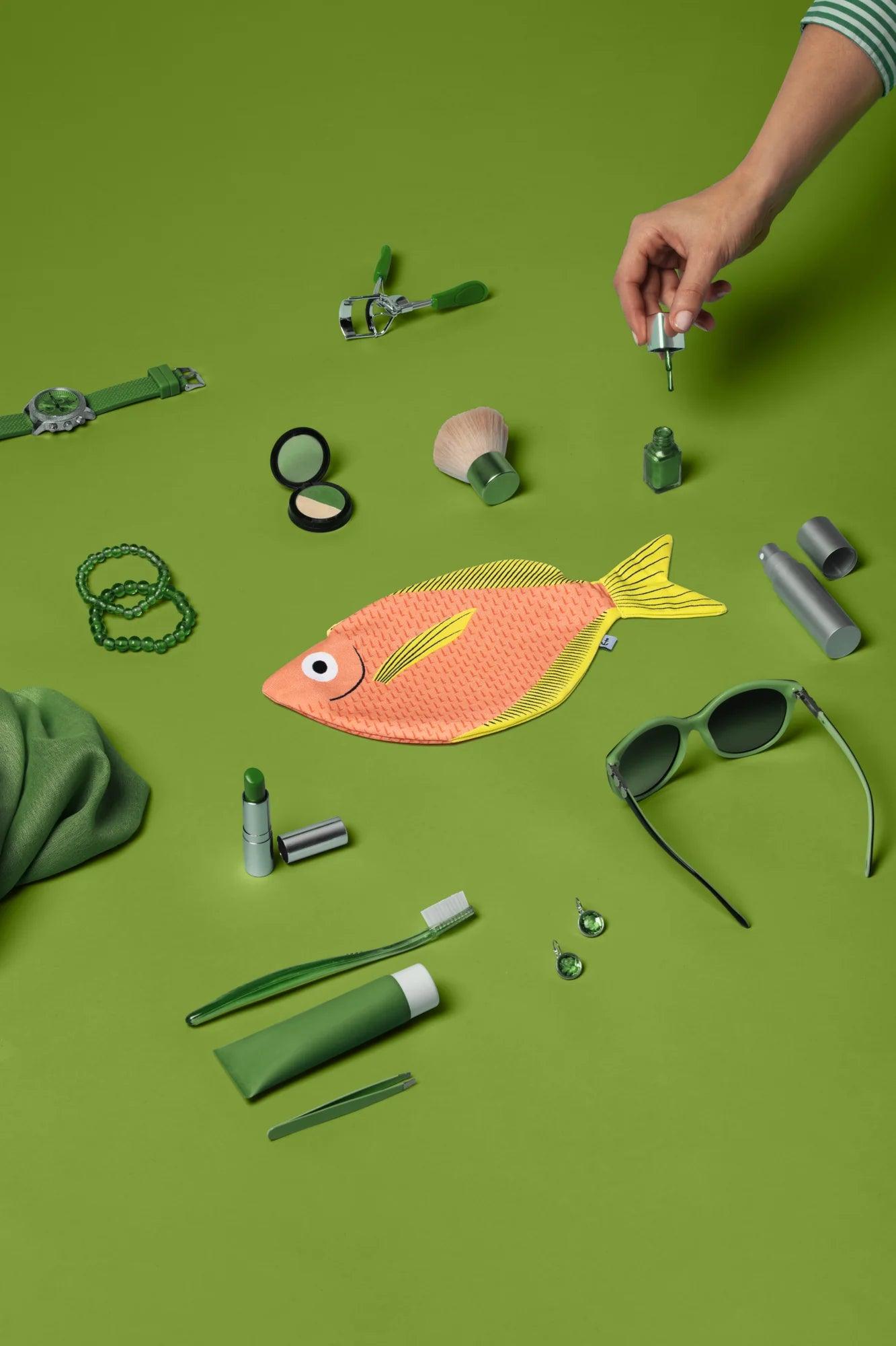 Estrigate Fish - Purse - Pink - Gigglewick Gallery