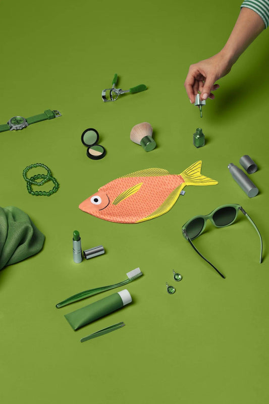 Estrigate Fish - Purse - Pink - Gigglewick Gallery