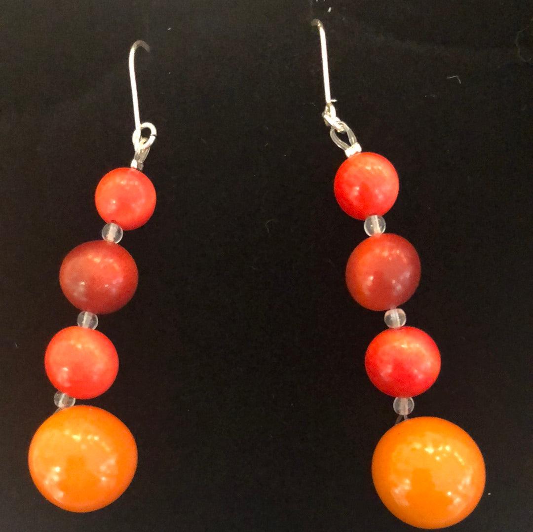 NODOVA - TAHAA Earrings Sunset Trio - Gigglewick Gallery