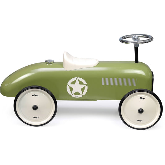 Hippychick - Vilac - Khaki Metal Car