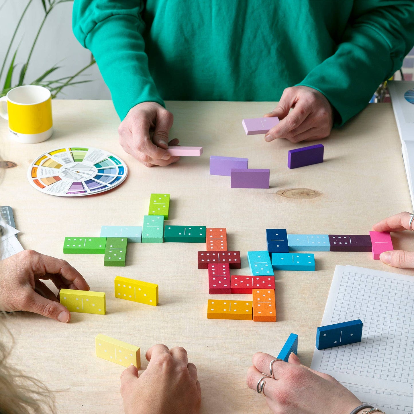 Block Design - Gradient Dominoes