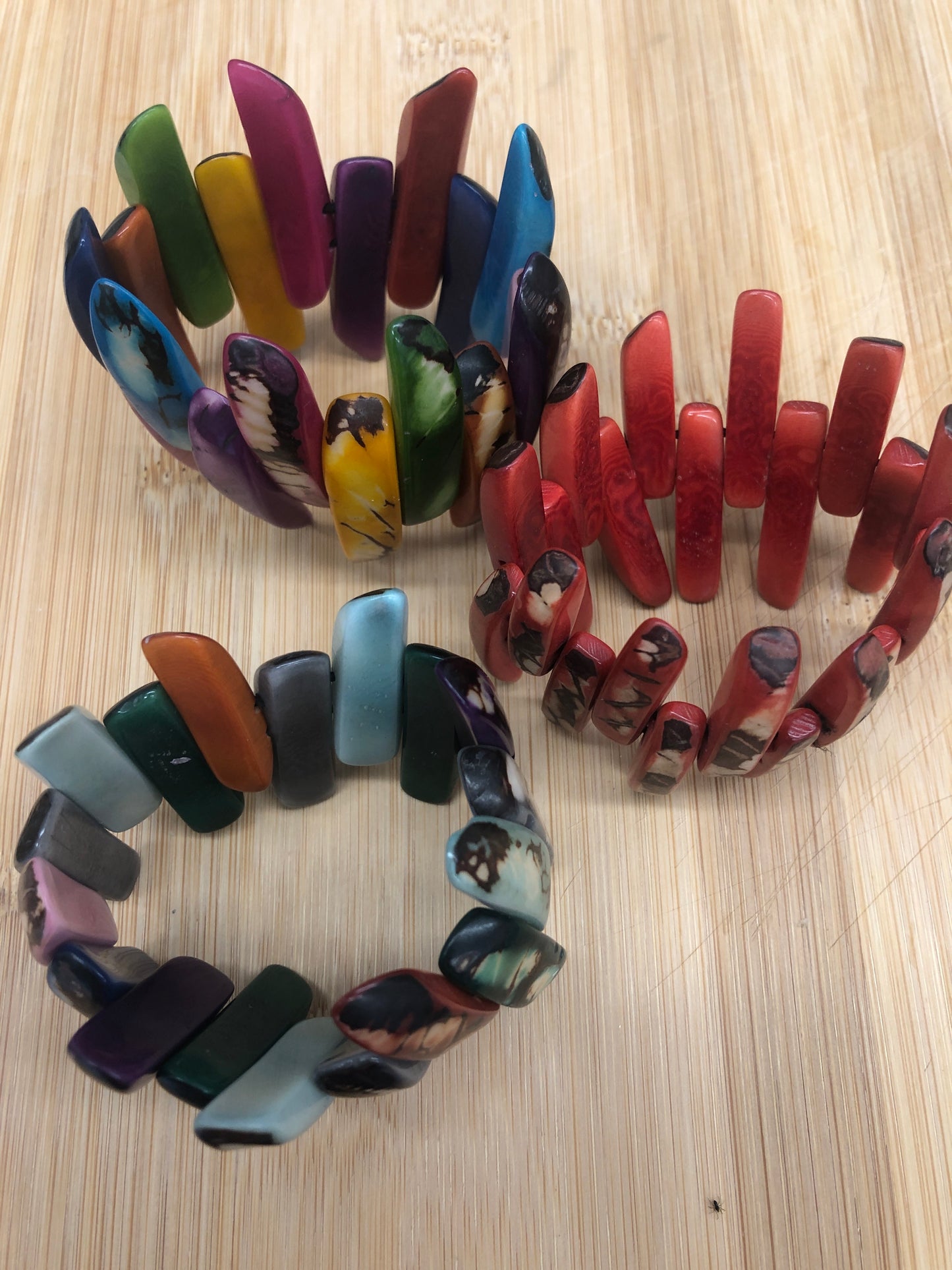 Manta Tagua Bracelet