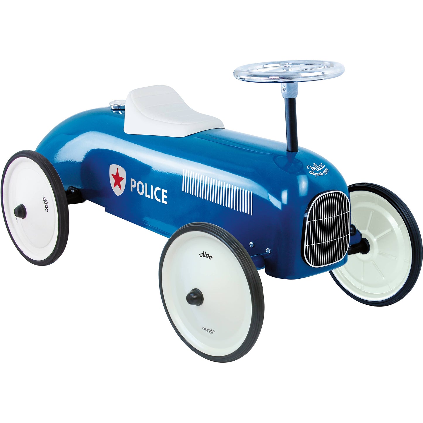 Hippychick - Vilac - Police Metal Car