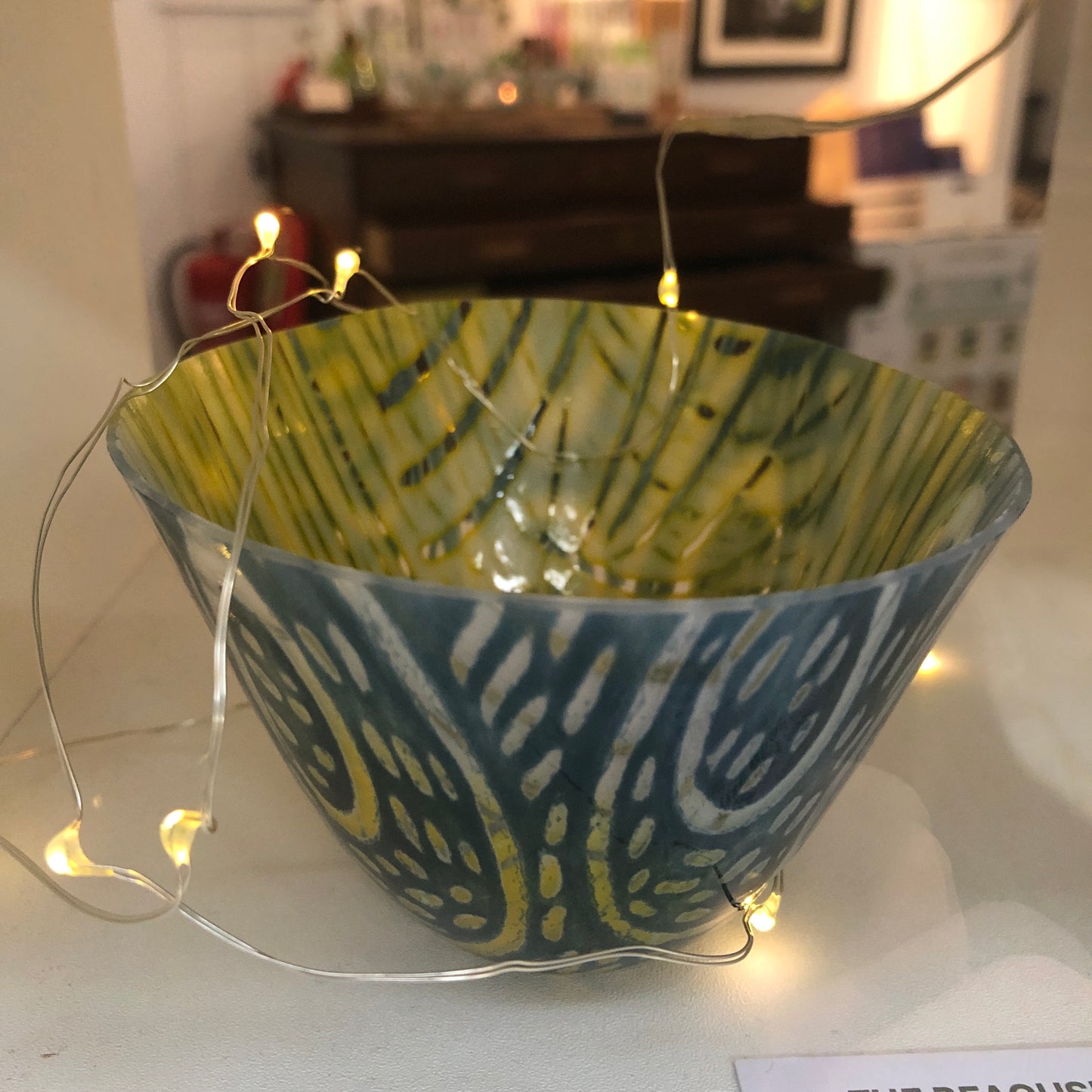 'The Wheel - Imbolc - Tilling the Fields' - Handcrafted Kiln Pressed Glass Bowl