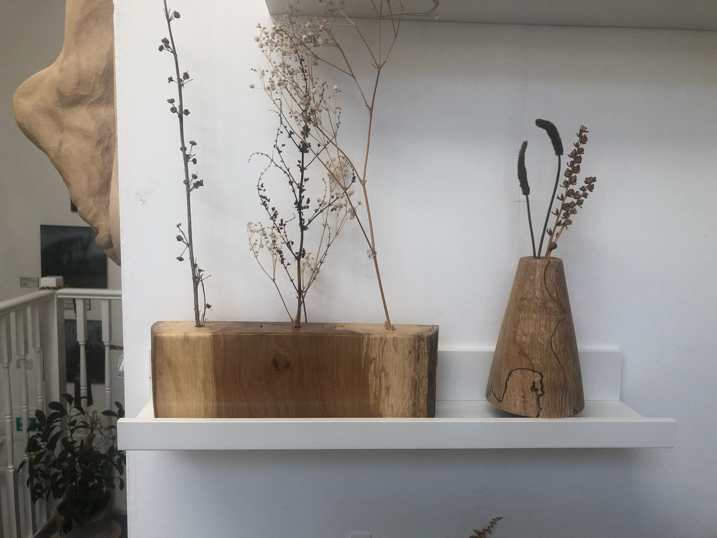 Spalted Beech Dried Bud Vase