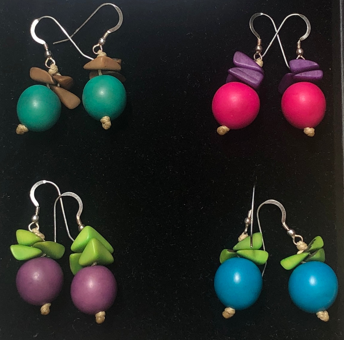 Bombona Tagua Earrings