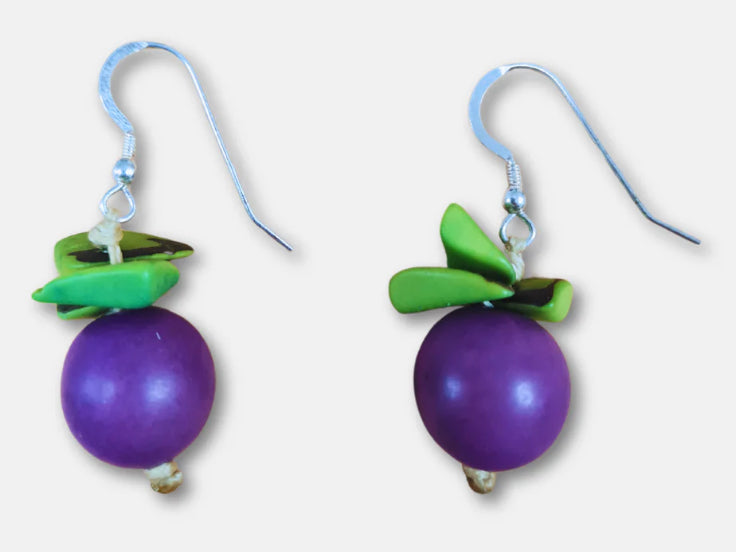 Bombona Tagua Earrings