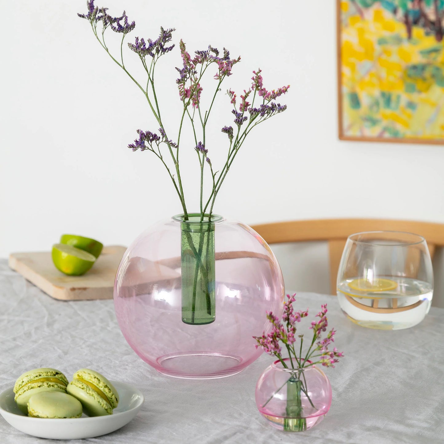 Bubble Glass Vase - Reversible