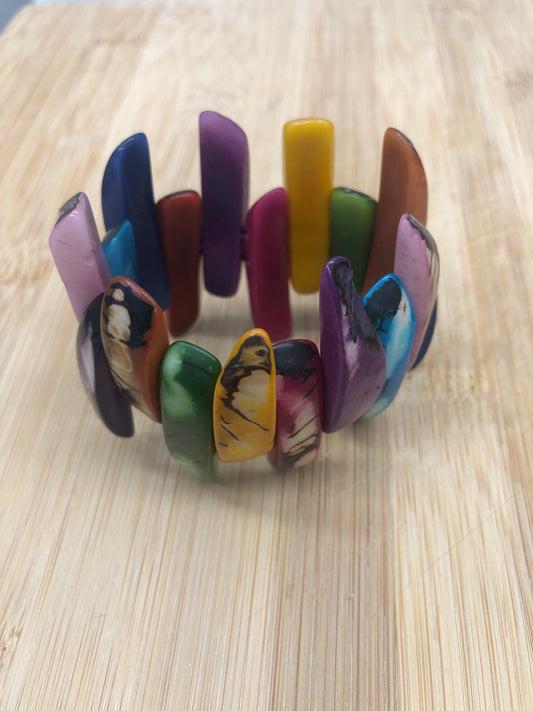 Manta Tagua Bracelet