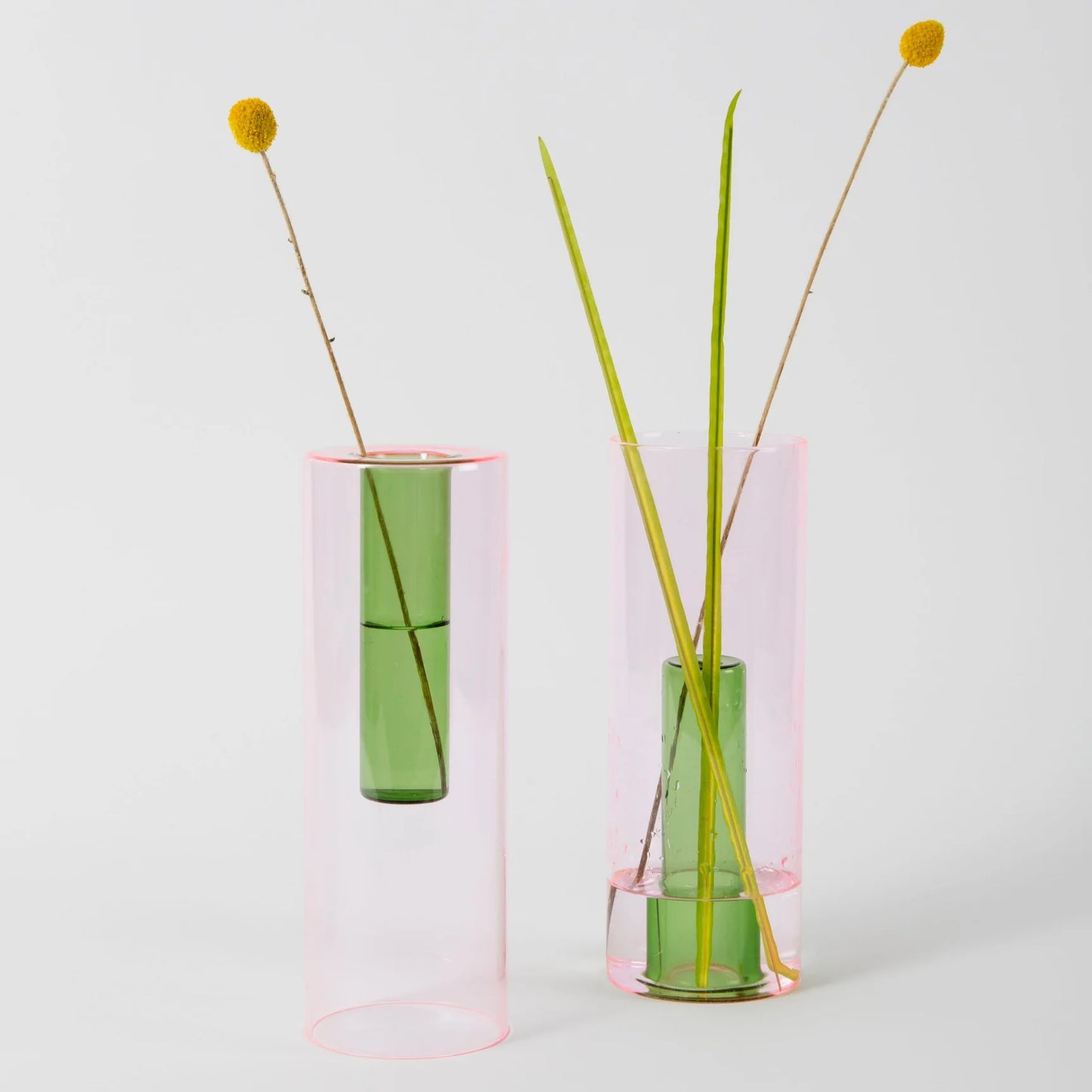 Column Glass Vase - Reversible