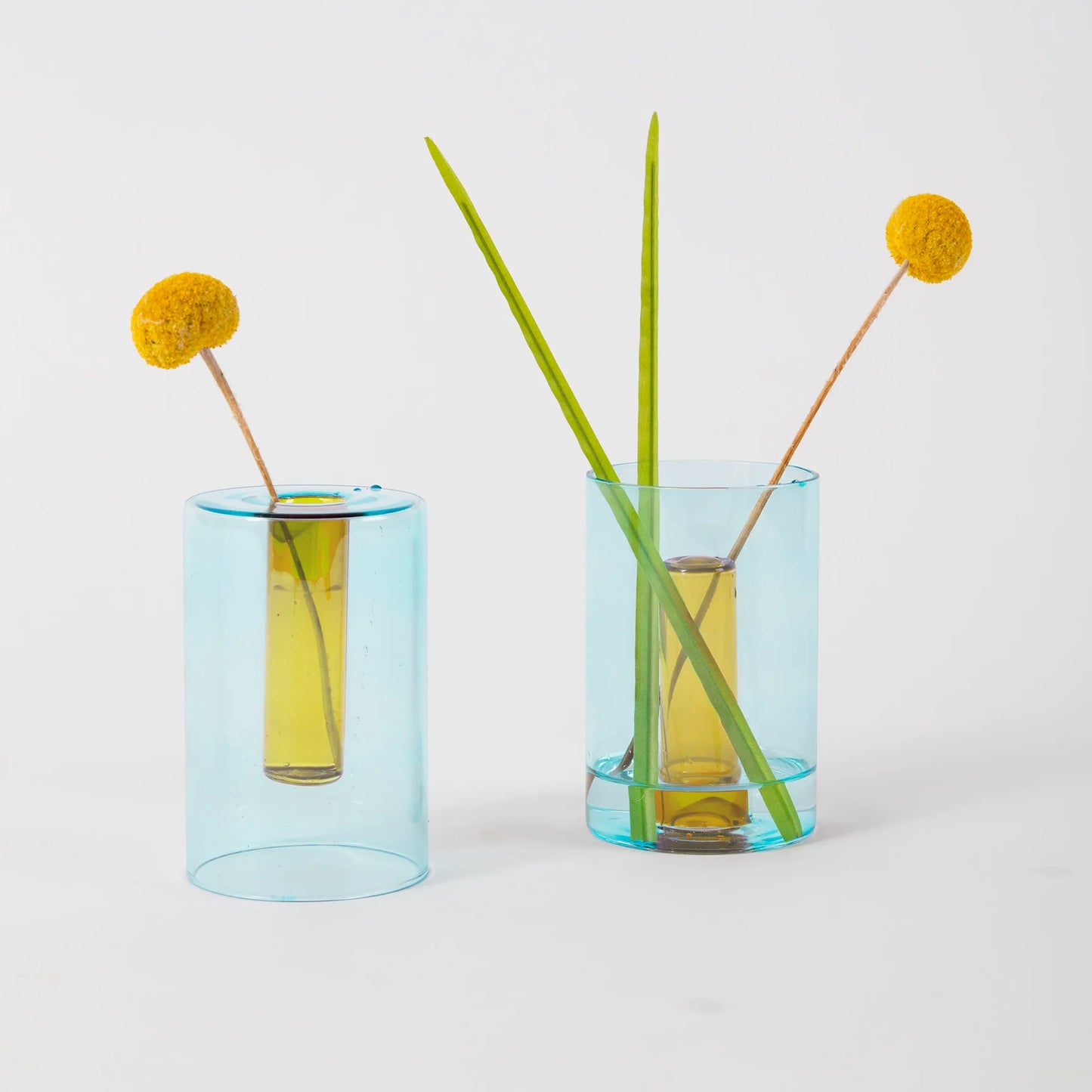 Column Glass Vase - Reversible