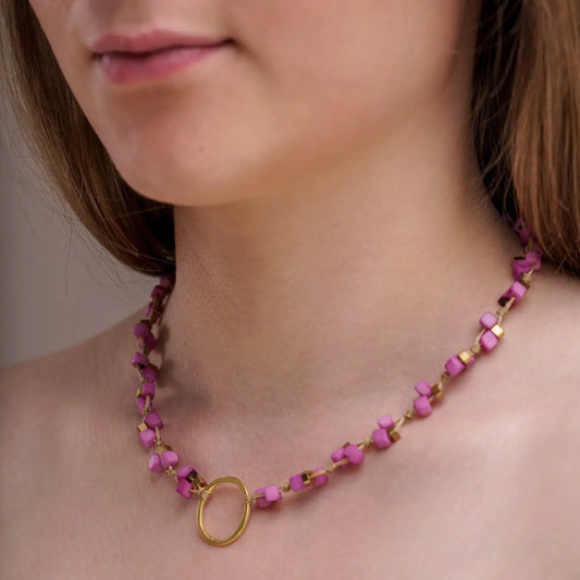 Dainty Tagua Cord Necklace