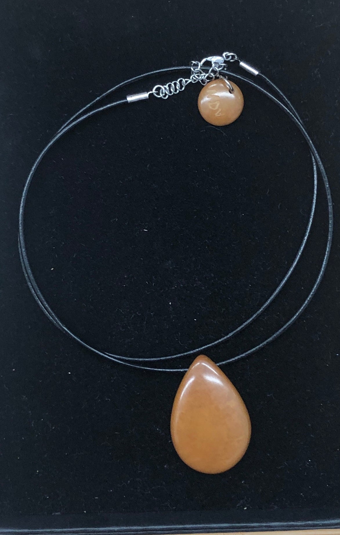 Tagua TEARDROP Necklace