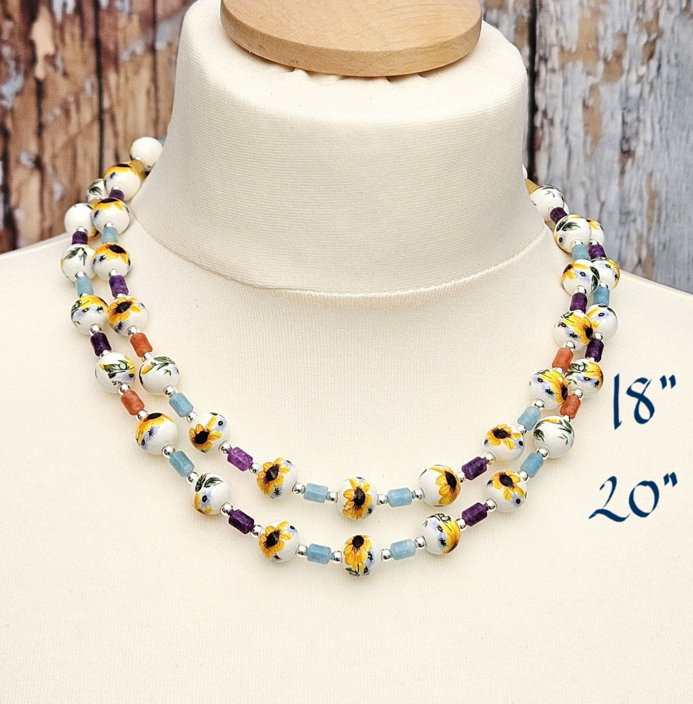 Helios 2 Gemstone Necklace