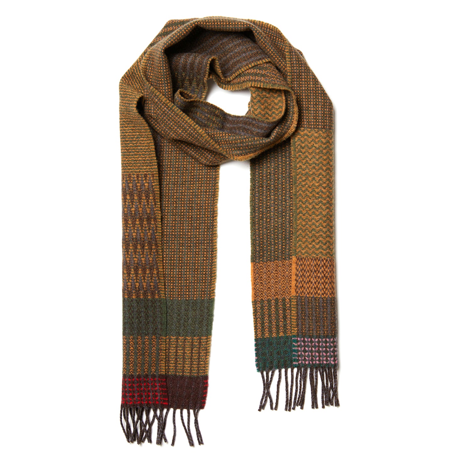 Houten Ochre Lambswool Scarf