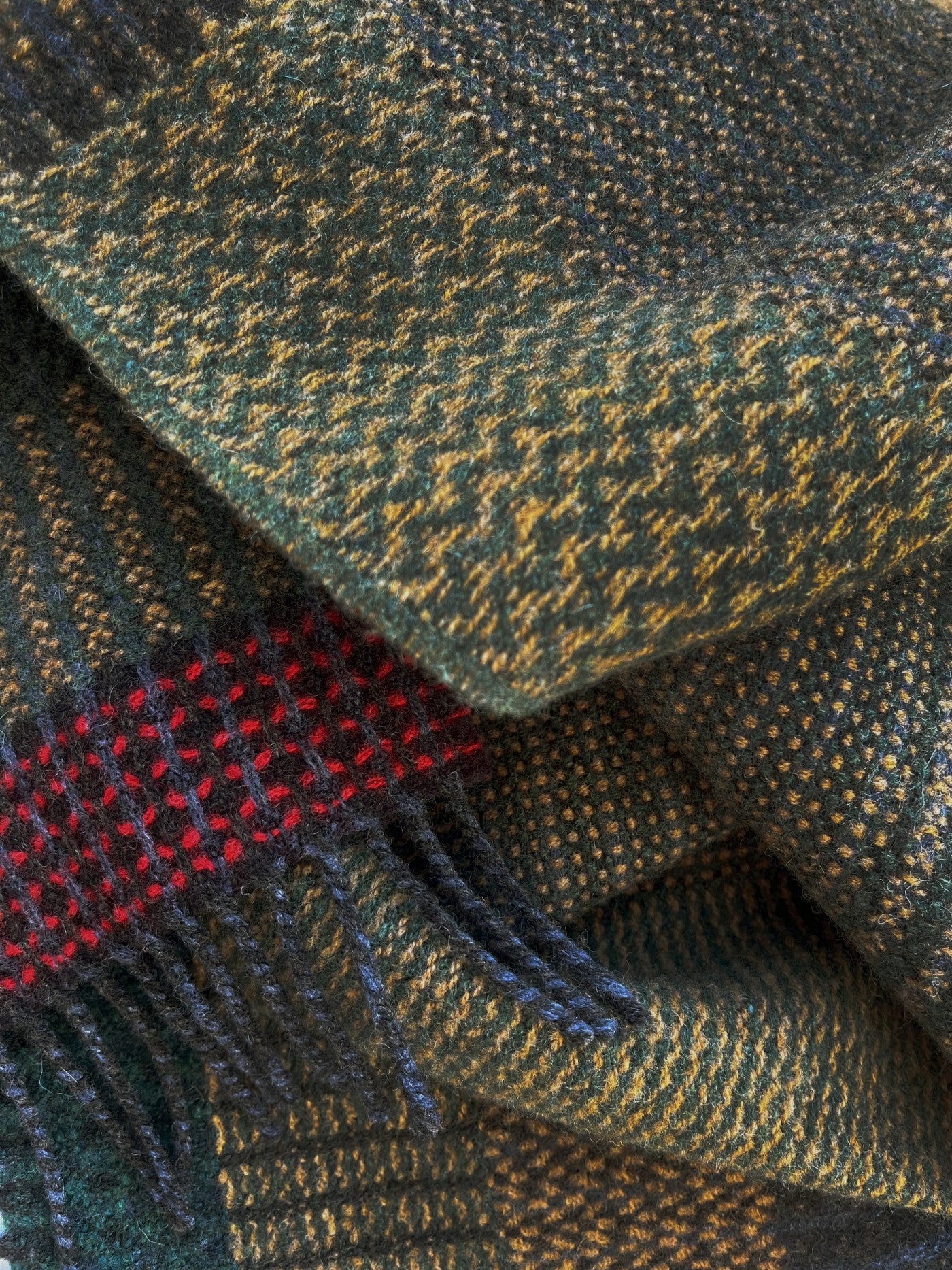 Houten Ochre Lambswool Scarf