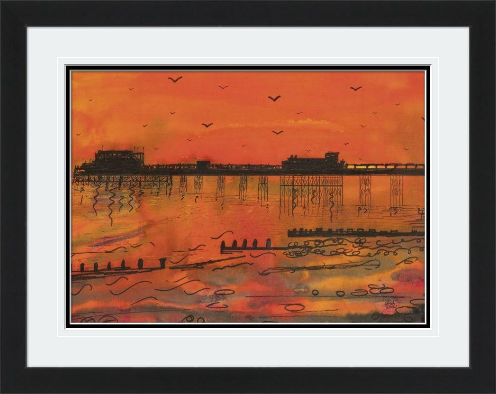 Twilight Pier (Original Sold)