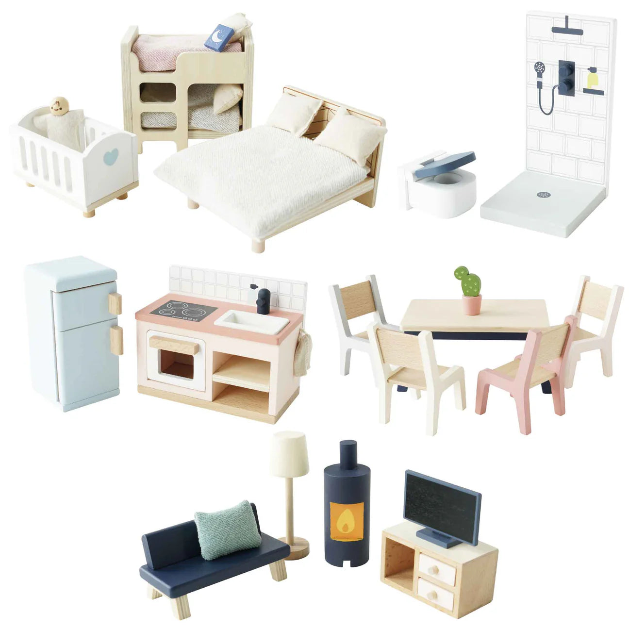 Dolls House Complete Furniture Set