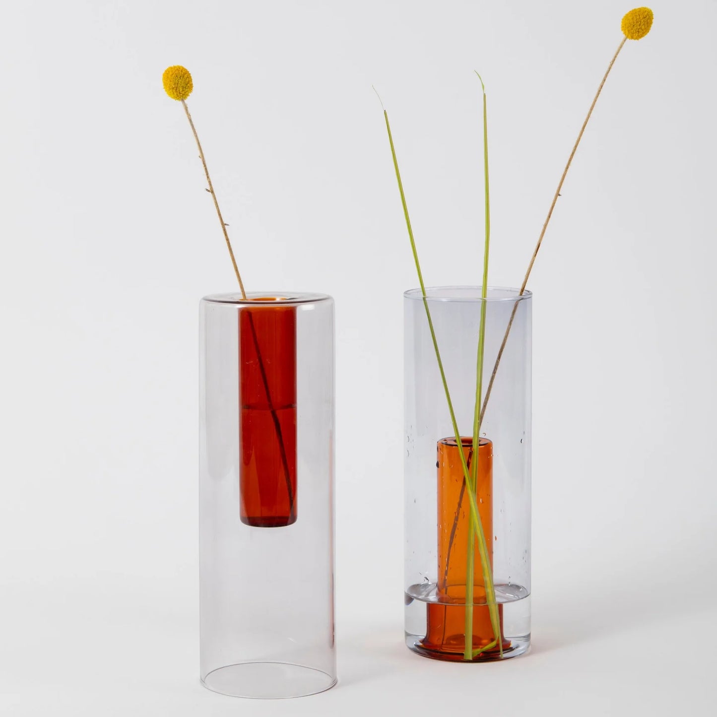 Column Glass Vase - Reversible