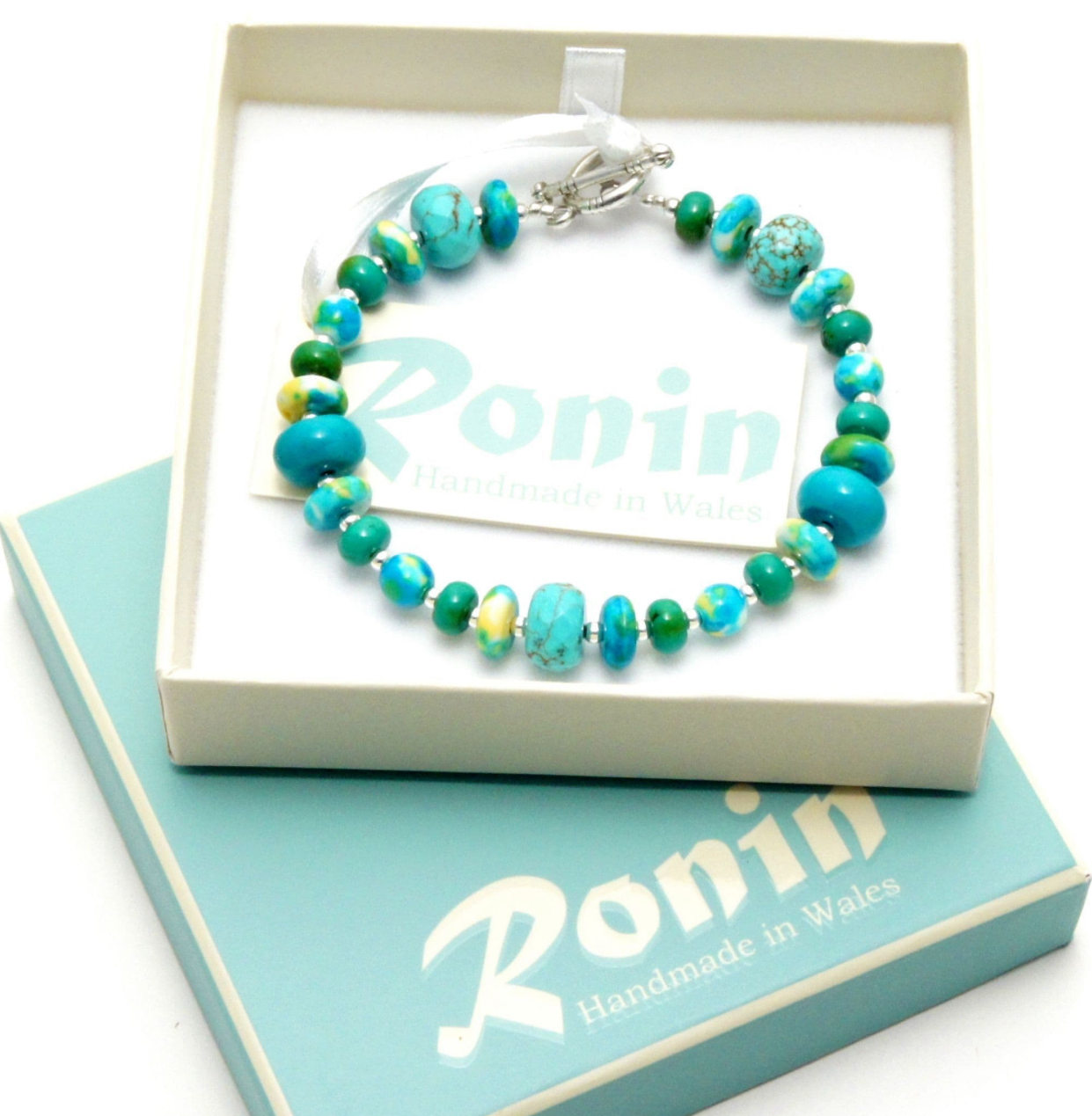 Swimming Pool B1 Gemstone Bracelet