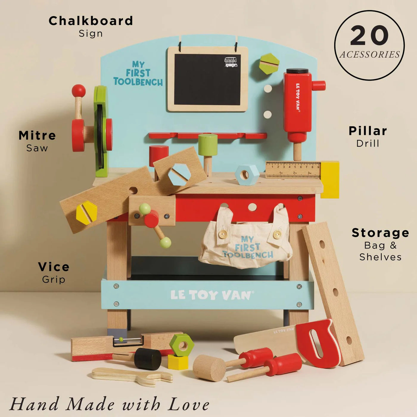 Wooden Tool Box Bench