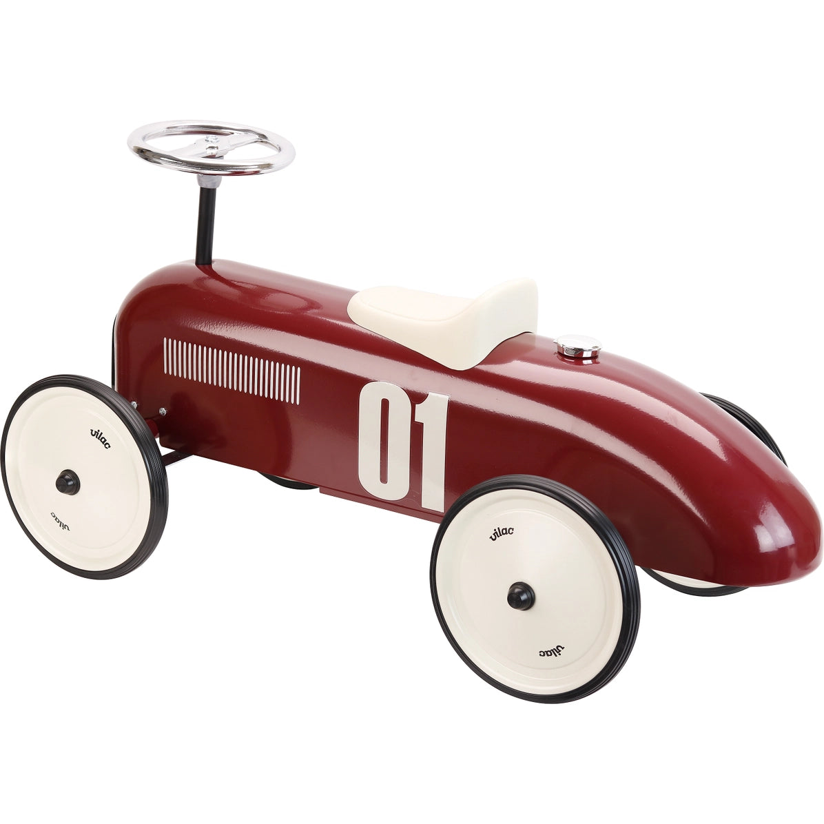 Vilac Retro Ride On Metal Car - in four colours