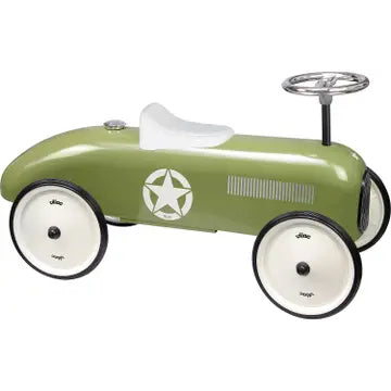 Vilac Retro Ride On Metal Car - in four colours