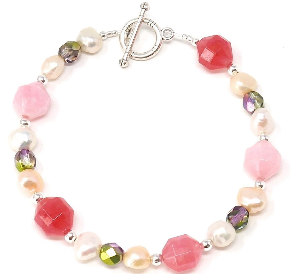 Watermelon B2 Gemstone Bracelet