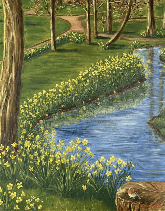 'Daffodils Delight' Limited Edition Mounted Prints - Gigglewick Gallery