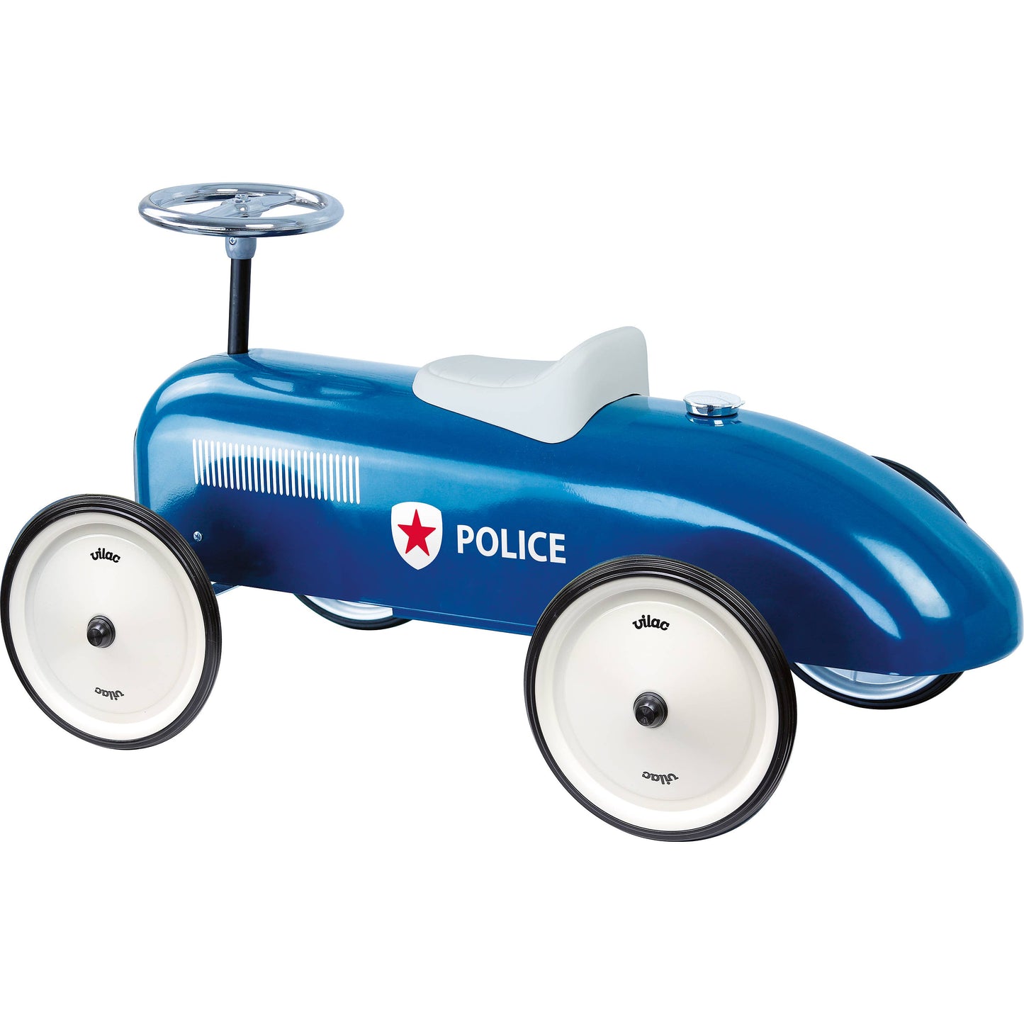 Hippychick - Vilac - Police Metal Car