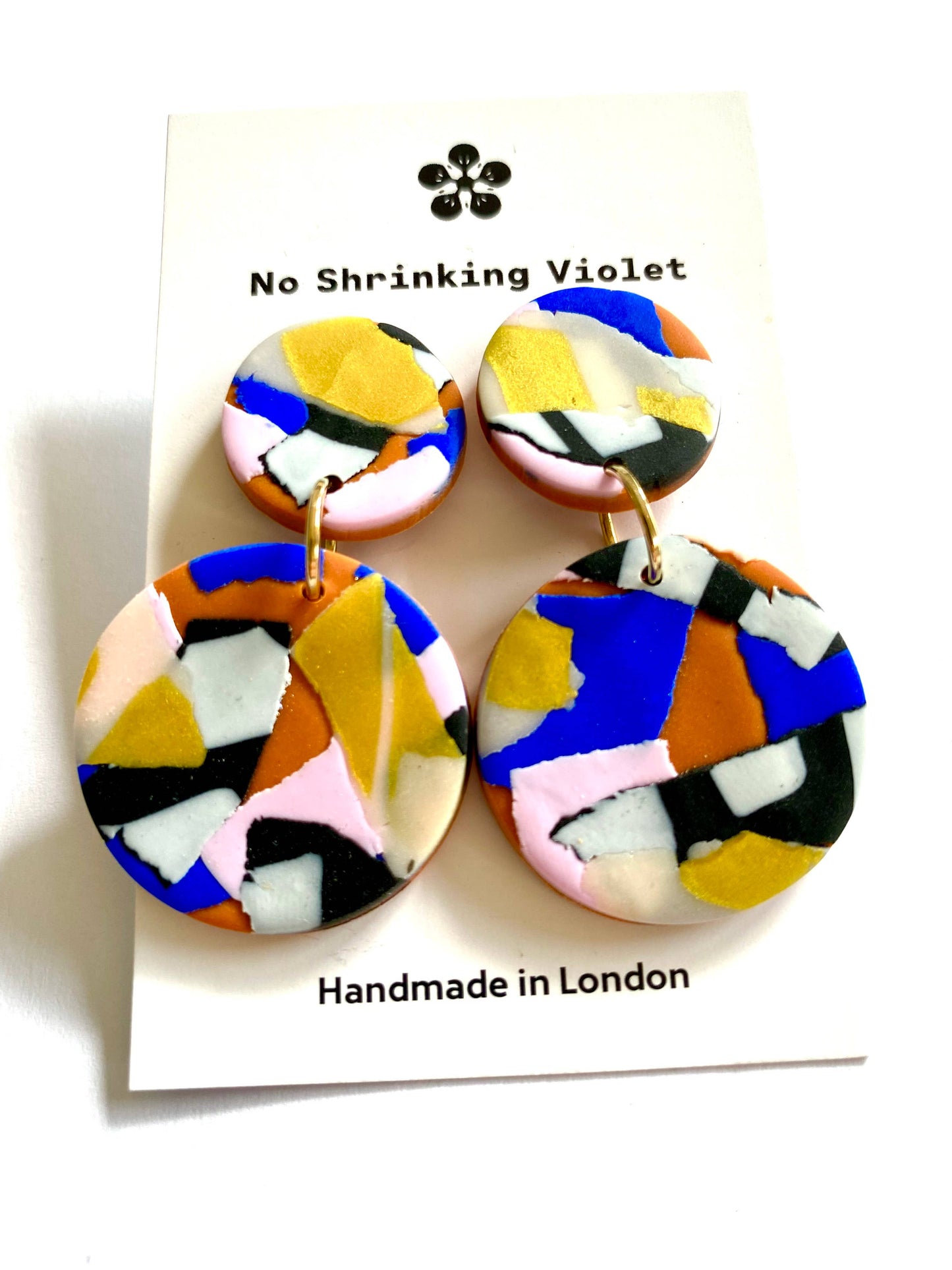 No Shrinking Violet - Landscape - Medium Earring