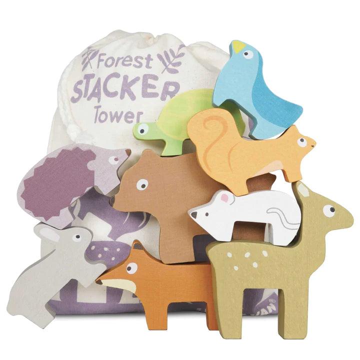 Forest Animals Wooden Stacking Toy - Gigglewick Gallery