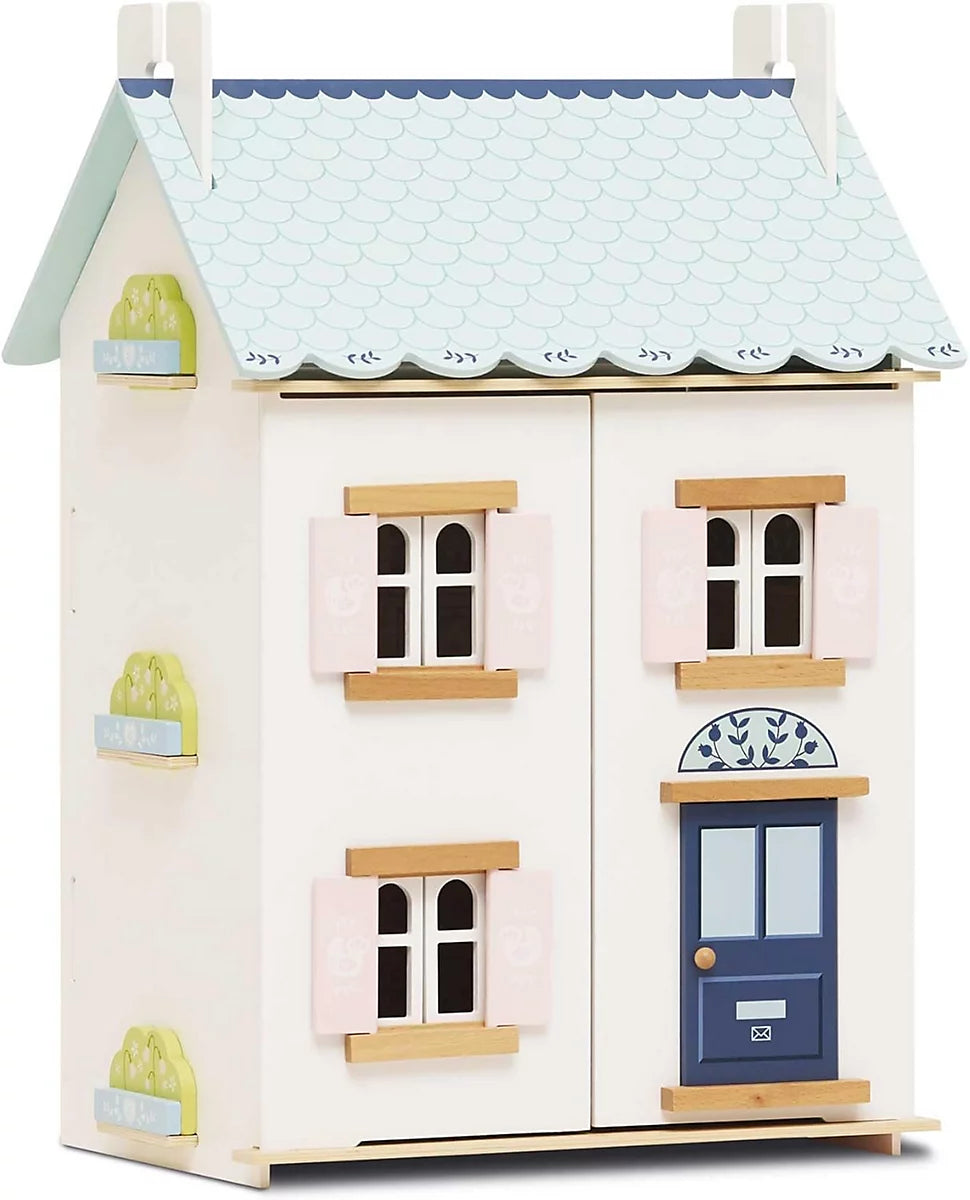 Blue Belle Wooden Doll House