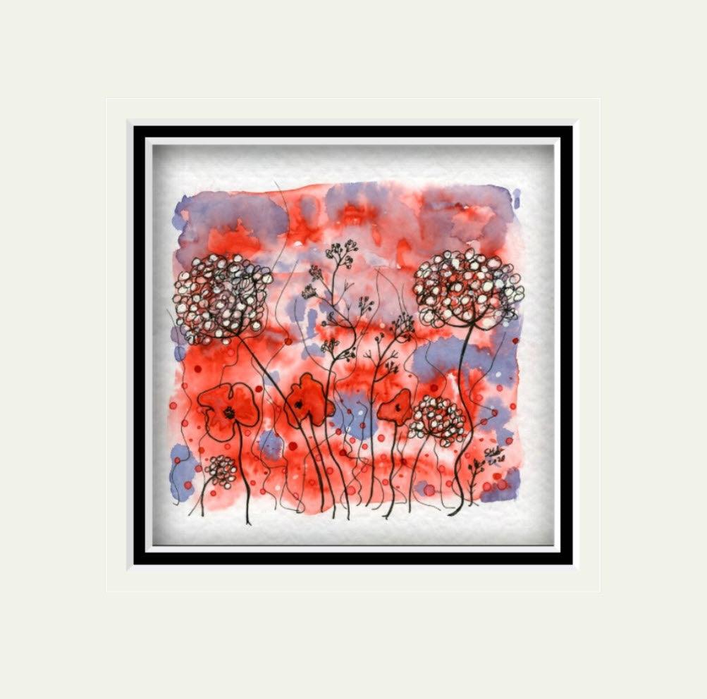 Poppy Tapestry - Gigglewick Gallery