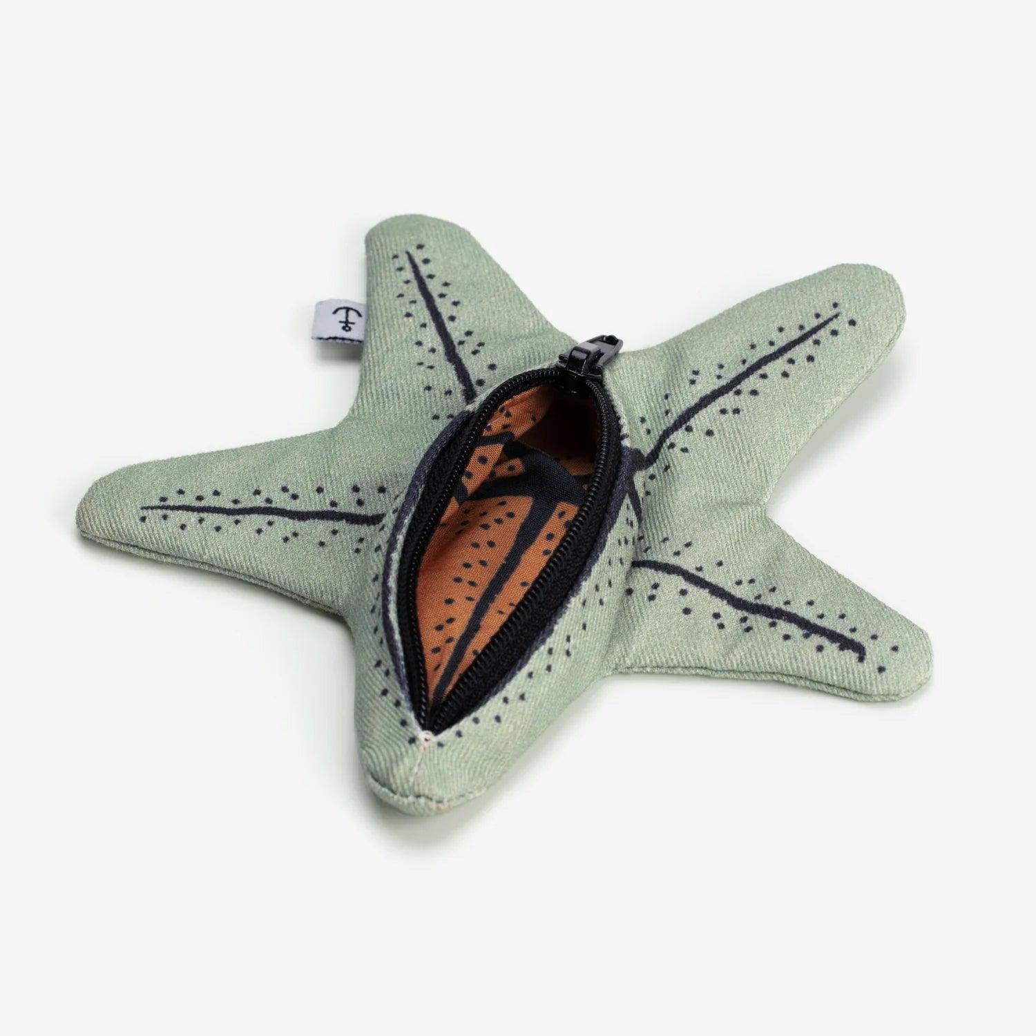 Starfish Purse - Aqua - Gigglewick Gallery