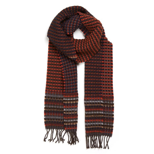 Voltaire Tan Lambswool Scarf - Gigglewick Gallery