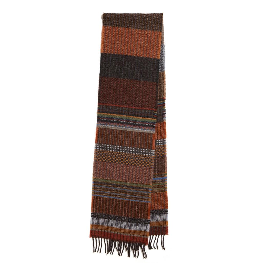 Wainscott Rust Lambswool Scarf - Gigglewick Gallery