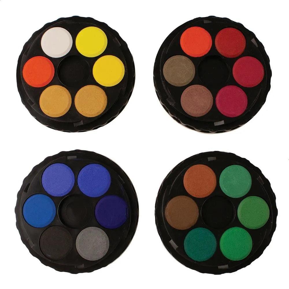 Watercolour Disk 24 Colour Compact Set - Gigglewick Gallery