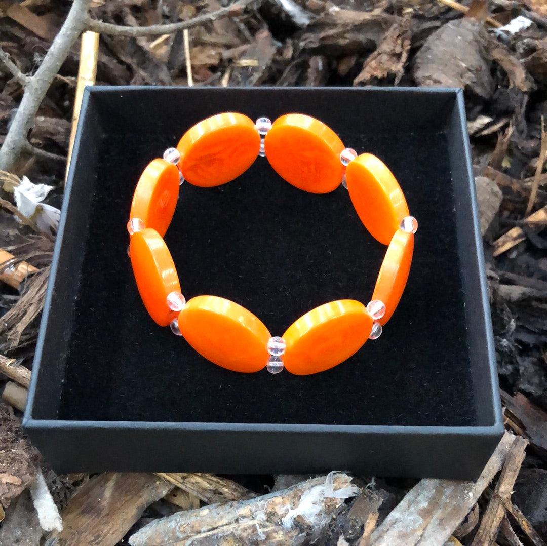 Nodova Bracelet ATTINA Orange - Gigglewick Gallery